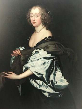 Lady Penelope Herbert ca 1640 by studio or circle of Anthony Van Dyck 1599-1642   ROY PRECIOUS FINE ART SURREY